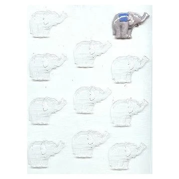 Elephant Pieces Candy Mold