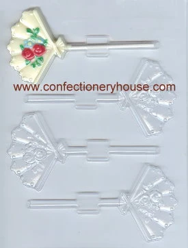 Fancy Fan Pop Candy Mold