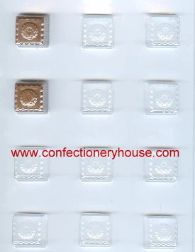Fancy Squares Candy Mold