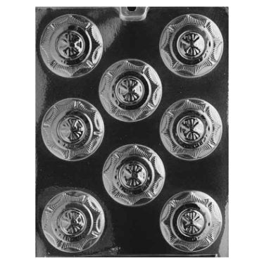 Fireman's Badge Candy Mold