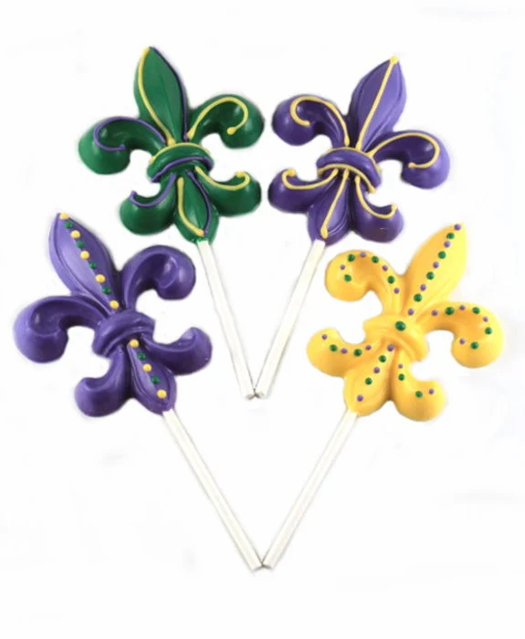 Fleur De Lis Pop Candy Mold - Image 2