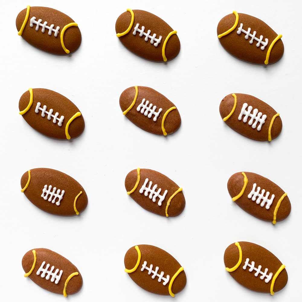 Football Icing Decorations