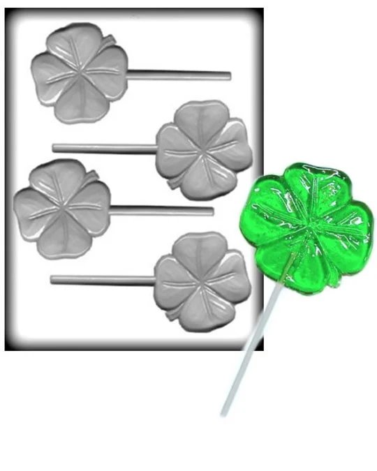 Four Leaf Clover Pop Hard Candy Mold