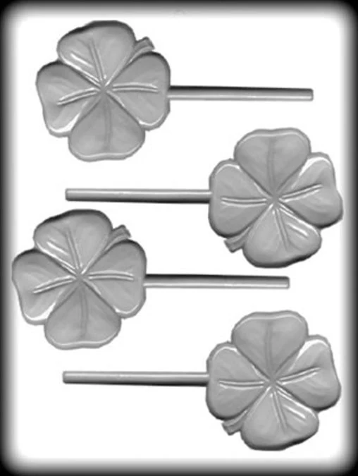 Four Leaf Clover Pop Hard Candy Mold - Image 3