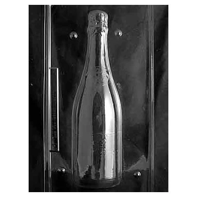 Full Size Champagne Bottle Candy Mold Part A