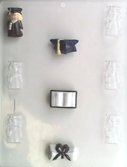 Girl Graduation Assortment Pieces Chocolate Mold