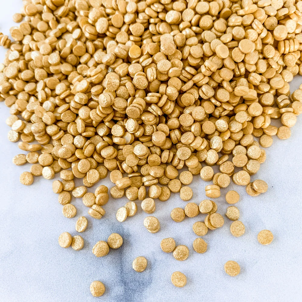 Gold Cake Sequins Sprinkles - Image 4