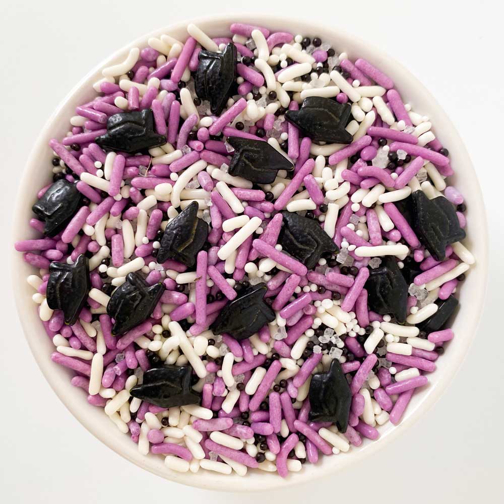 School Colors Graduation Sprinkle Mix - Image 3