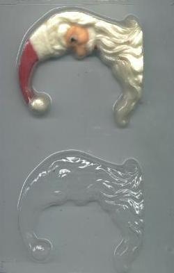 Half Moon Santa Candy Mold