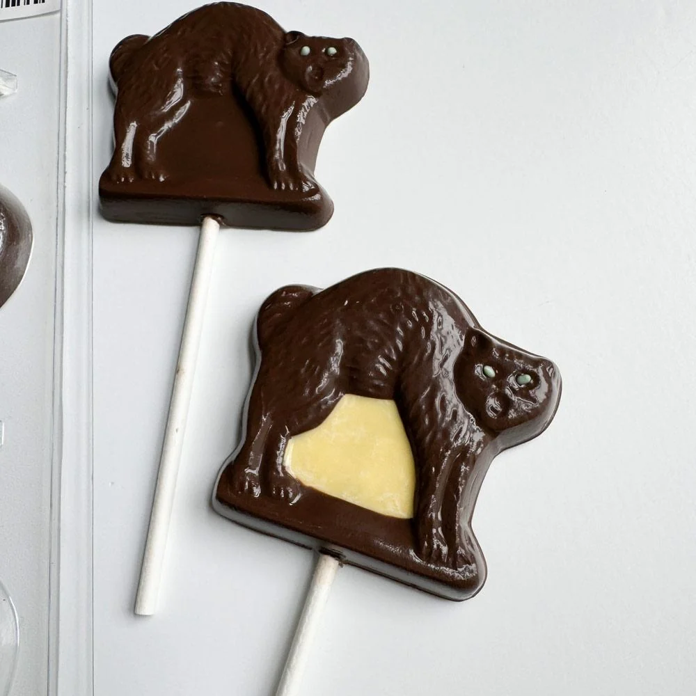 Halloween Cat Lollipop Chocolate Mold - Image 2