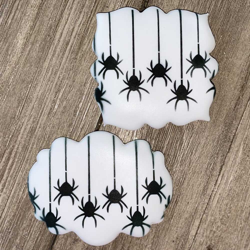 Hanging Spiders Cookie Stencil - Image 2