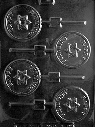 Happy Chanukah Star Pop Mold