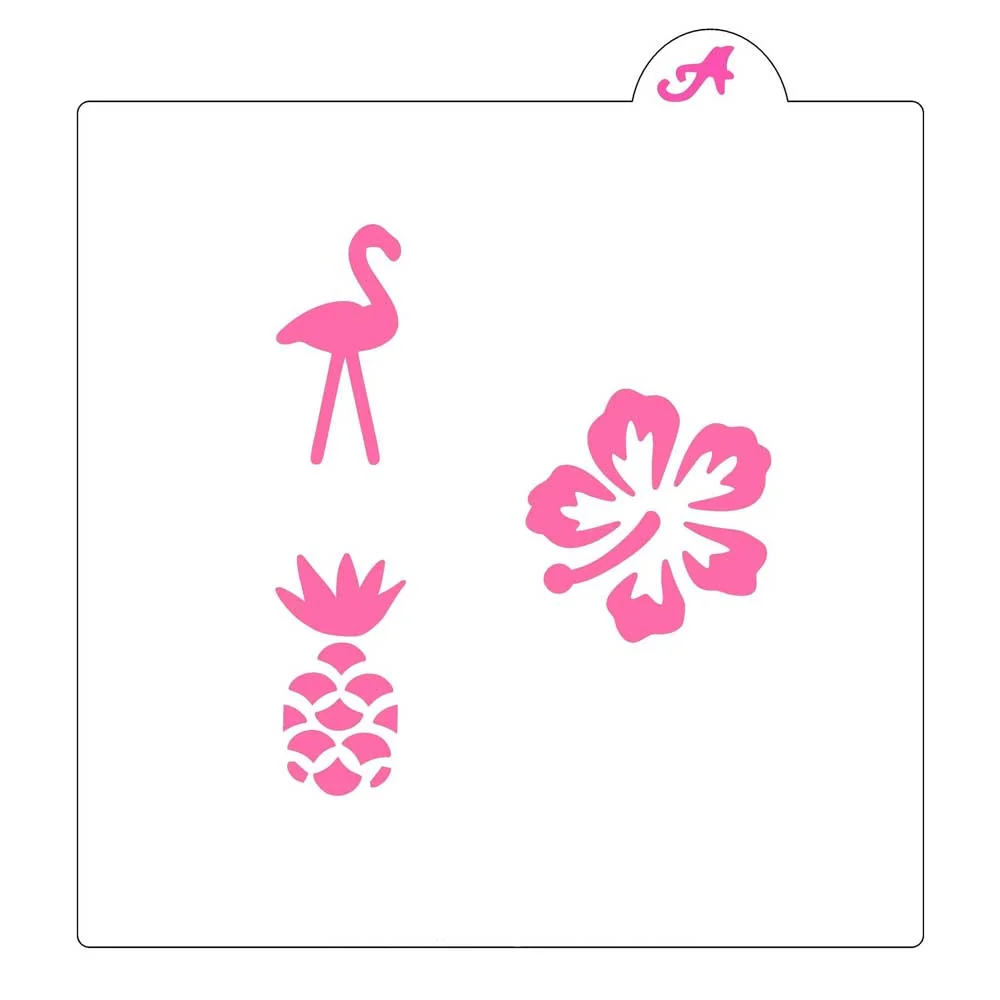 Hawaiian Sandwich Cookie Stencil
