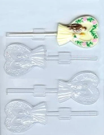 Heart Bride And Groom Pop Mold