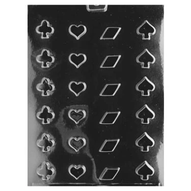 Heart Club Spade & Diamonds Candy Molds