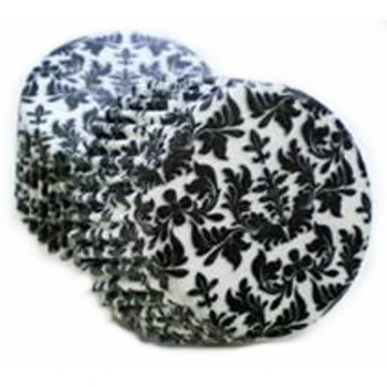 High Tea Black and White Baking Cups