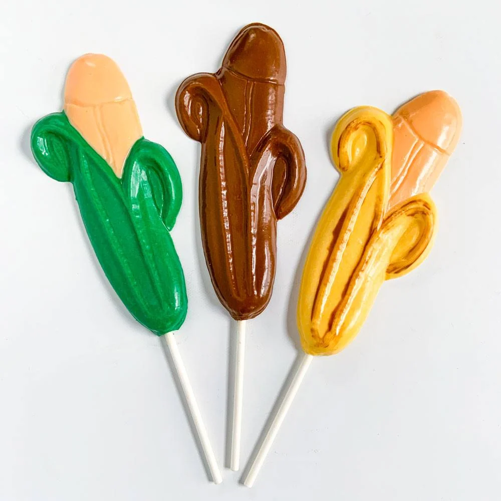 Horny Corn or Banana Lollipop Adult Candy Mold - Image 4