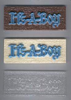 It's A Boy Baby Bar Chocolate Mold