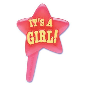 It's A Girl Cupcake Picks