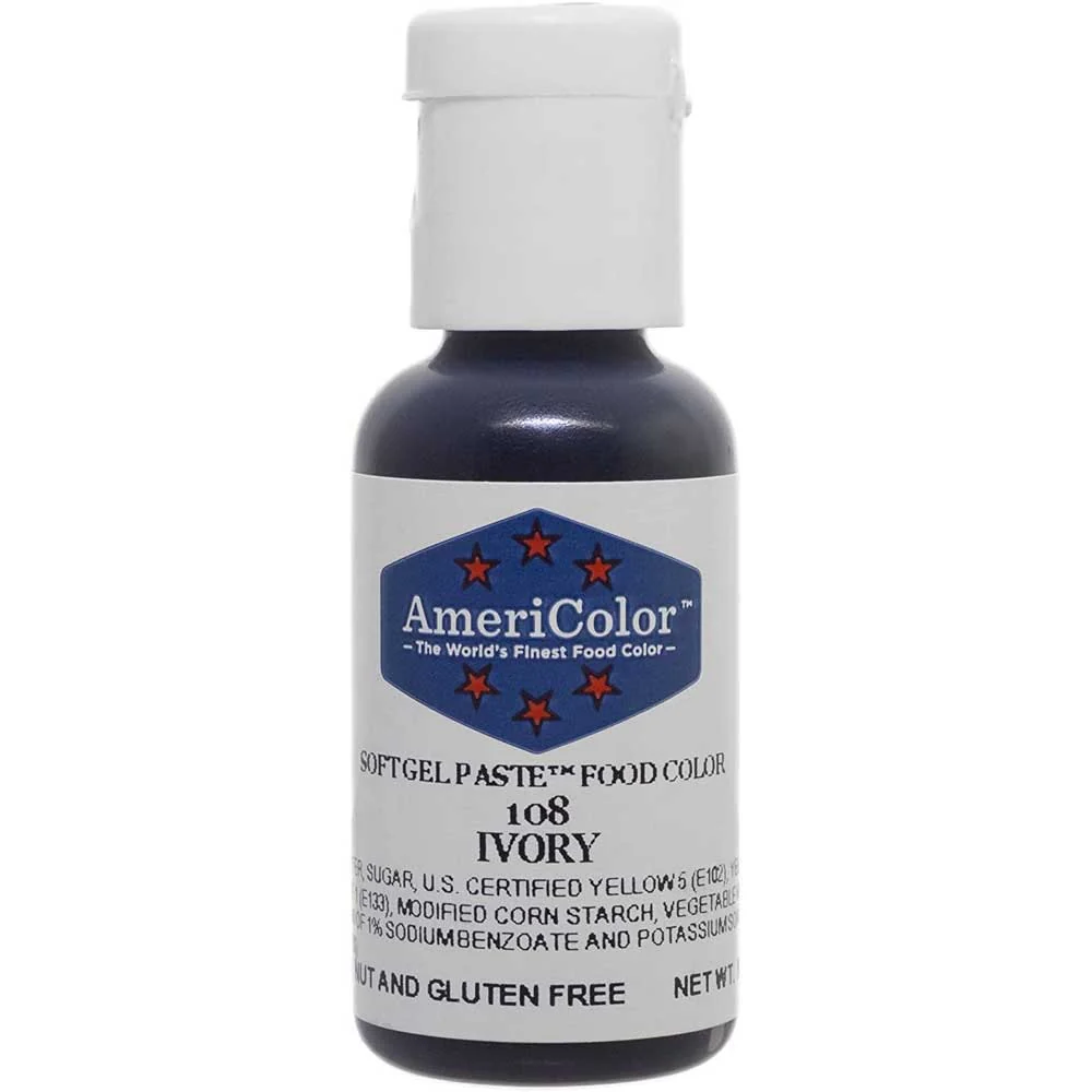 Ivory AmeriColor Gel Paste Food Color