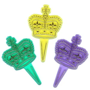 Jewel Crown Cupcake Picks