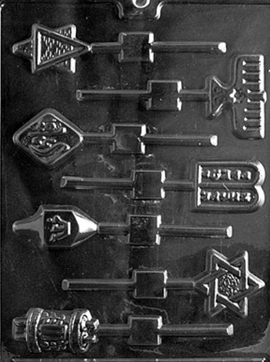 Jewish Assortment Pop Candy Mold