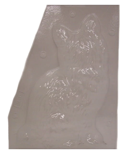 Large 3-D Sitting Cat Candy Mold - Image 3