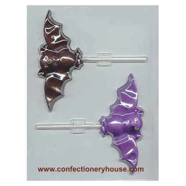 Large Bat Lollipop Chocolate Mold