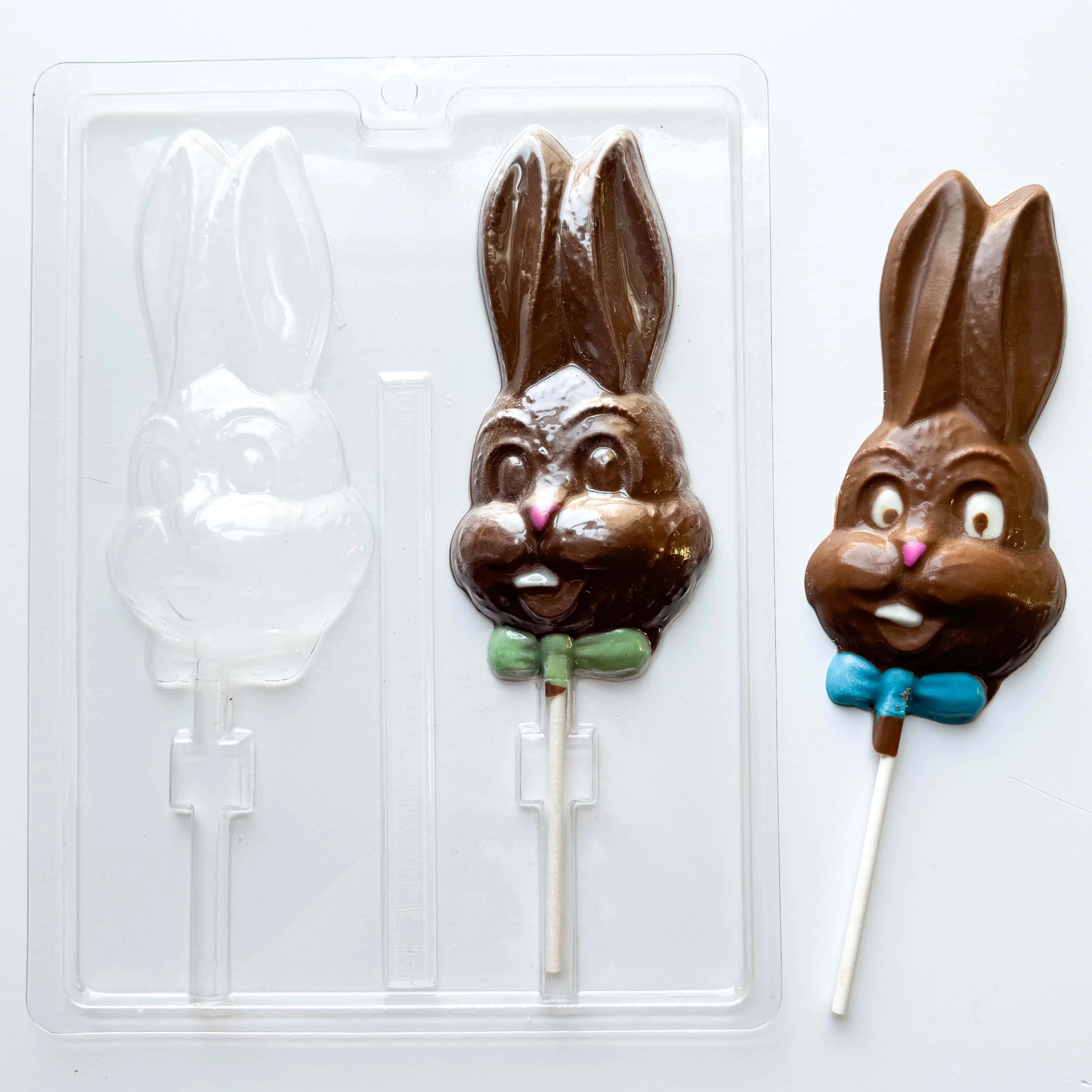 Large Long Earred Bunny Lollipop Mold