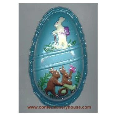 3D Large Name Egg Candy Mold Part A