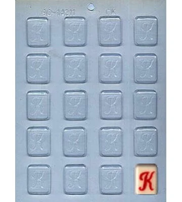 Letter K Initial Mint Candy Mold