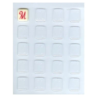 Letter M Initial Mint Candy Mold