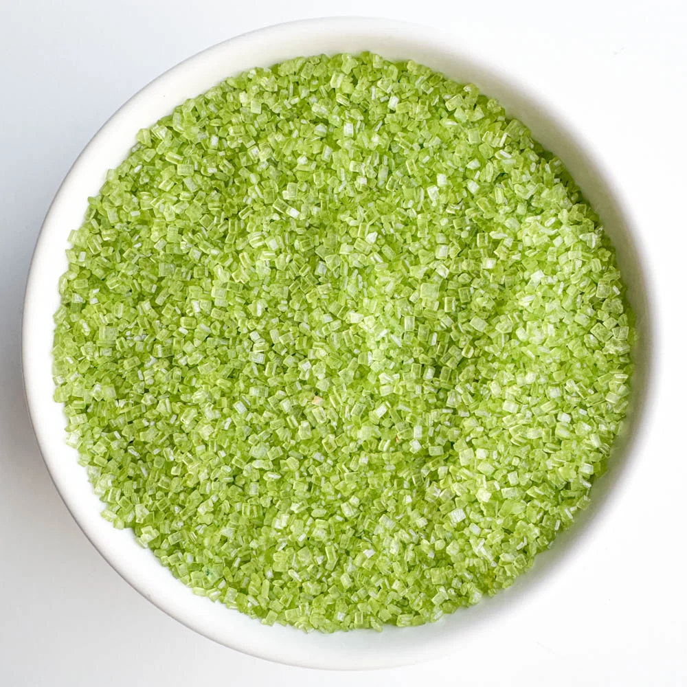 Lime Green Coarse Sugar Crystals
