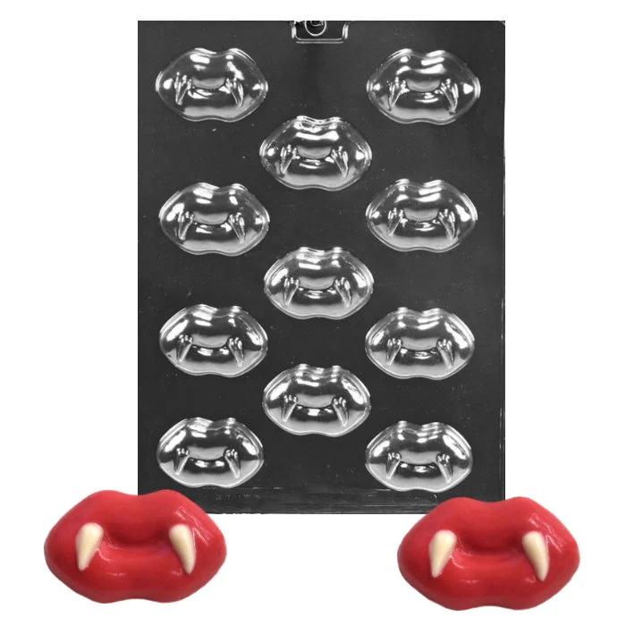 Lips With Fangs Pieces Chocolate Mold