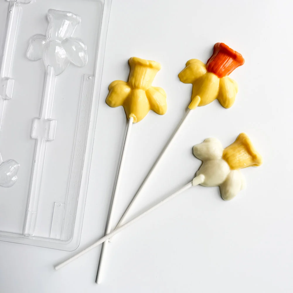 Long Stem Daffodil Lollipop Candy Mold - Image 3