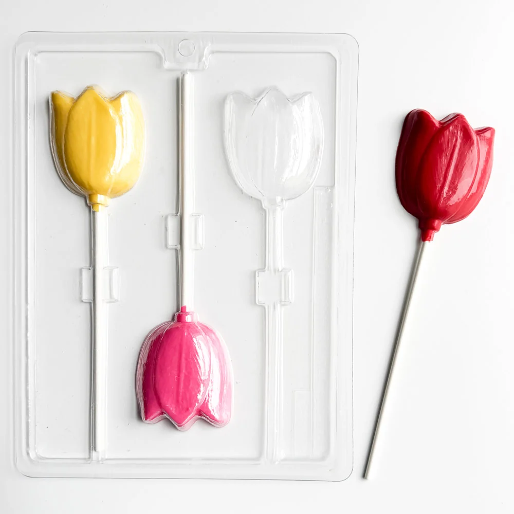 Long Stem Tulip Pop Candy Mold