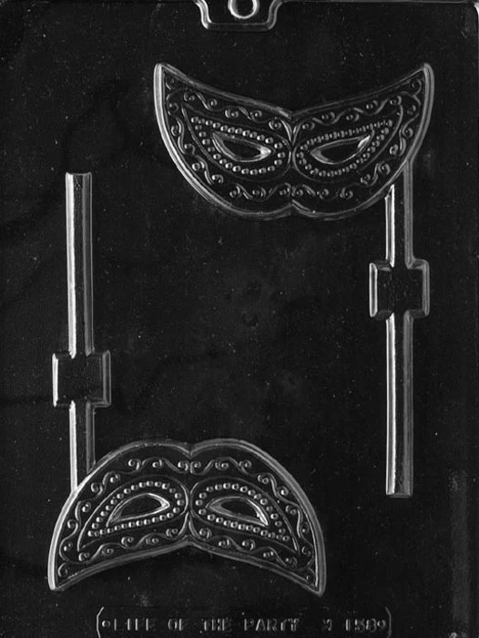 Mardi Gras Face Mask Pop Candy Mold - Image 3