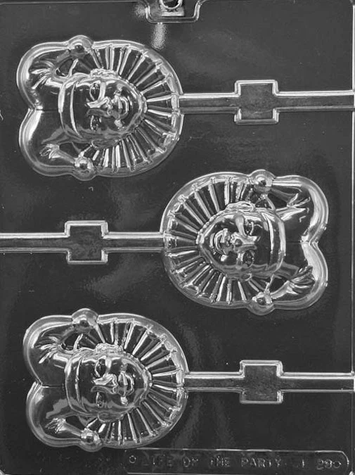 Mardi Gras Jester Pop Candy Mold - Image 3