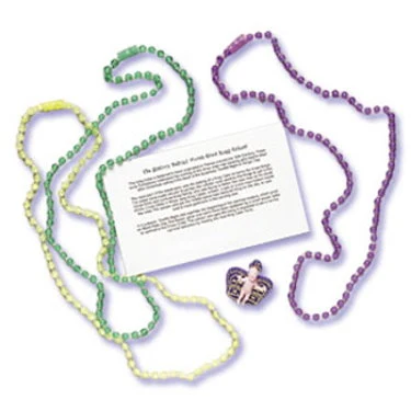 Mardi Gras King Cake Set