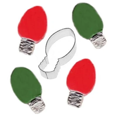 Medium Christmas Light Cookie Cutter