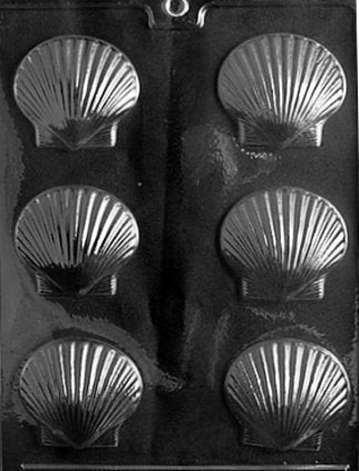 Medium Seashells Candy Mold