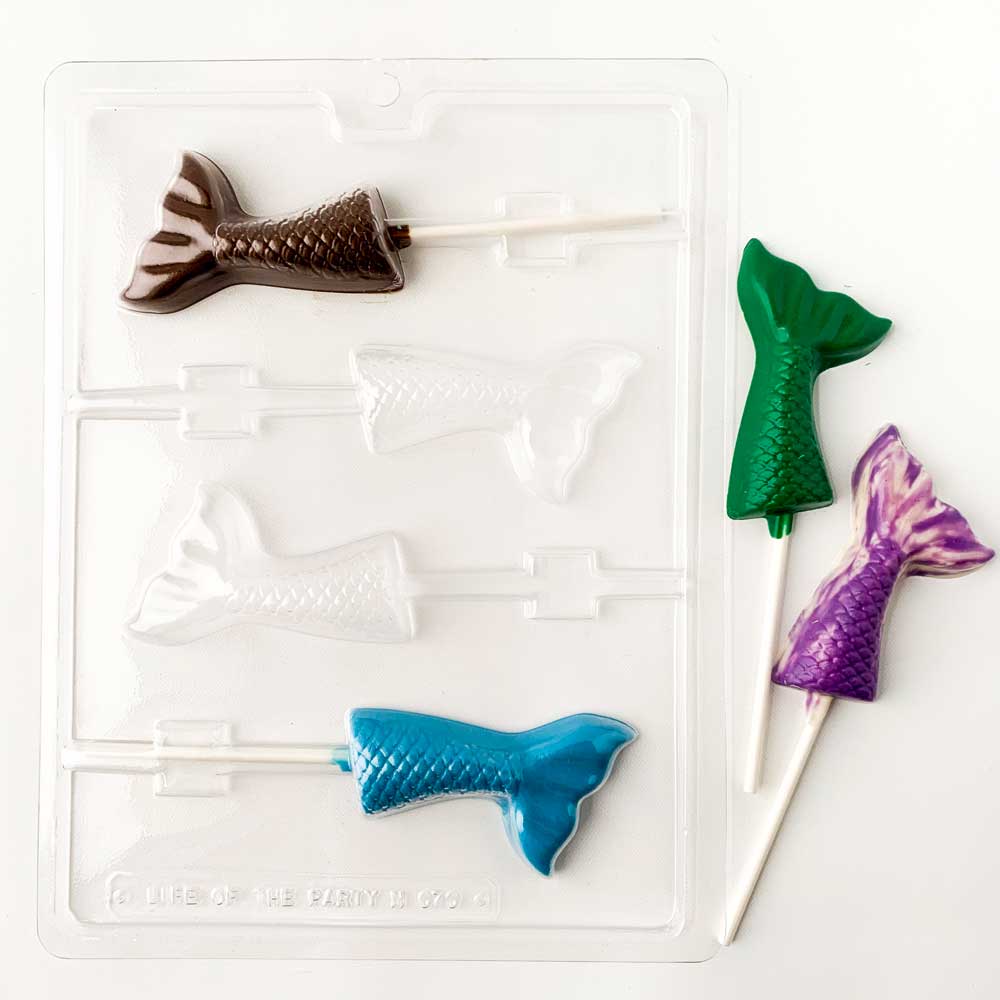 Mermaid Tail Lollipop Candy Mold