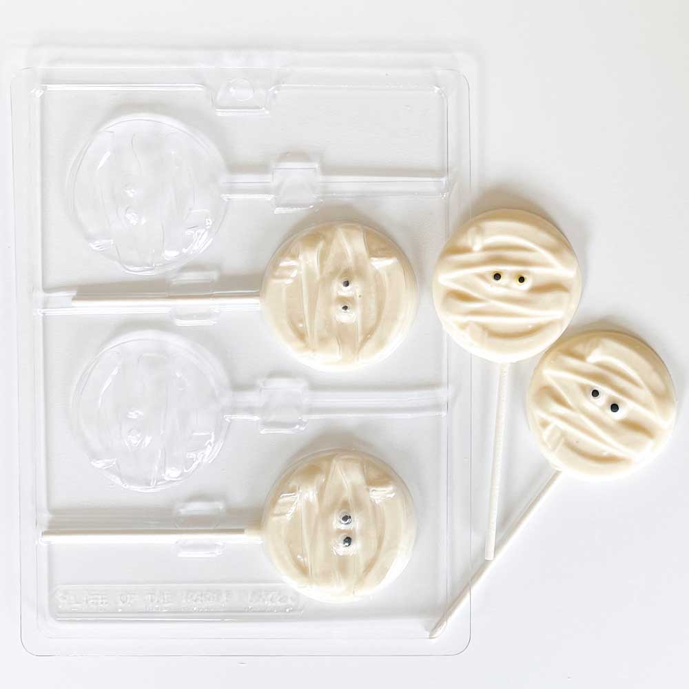 Mummy Face Lollipop Chocolate Mold