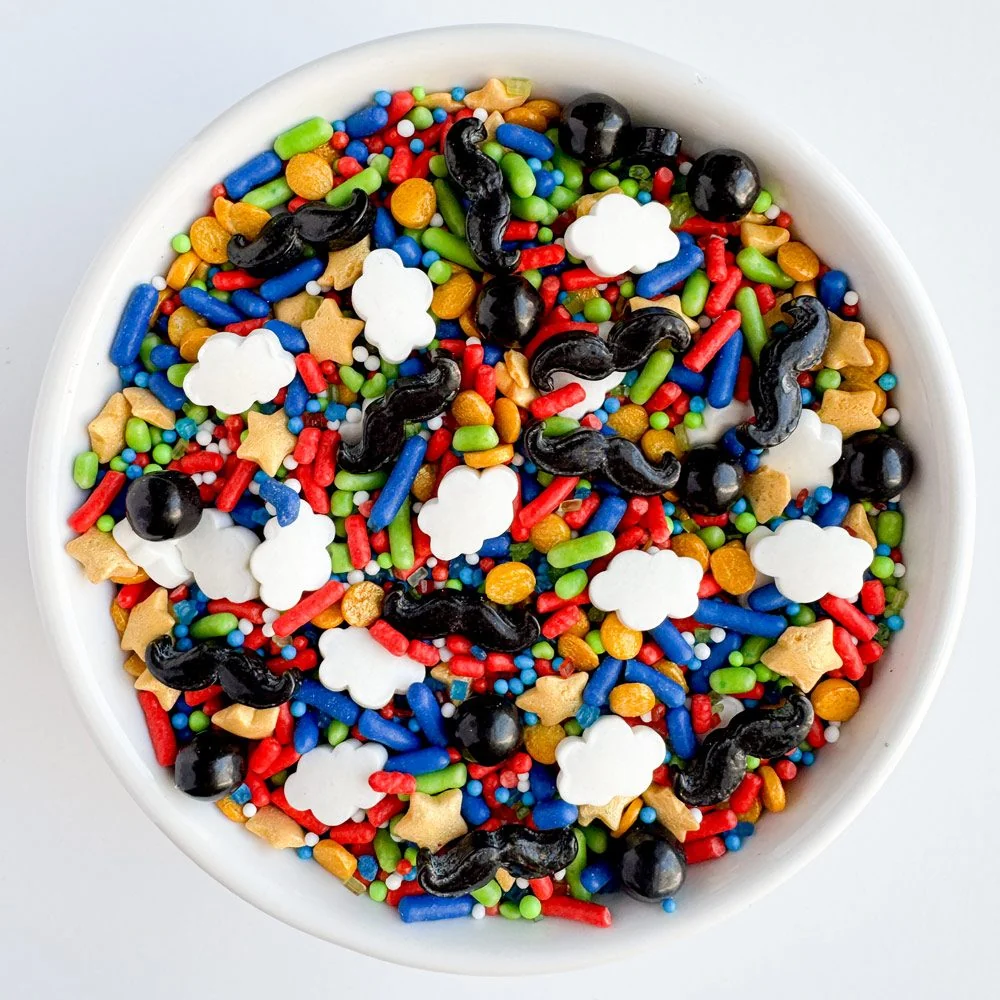 Mustache Dash Sprinkle Mix