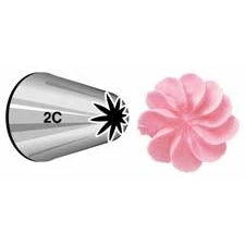 No. 2C Drop Flower Decorating Tip