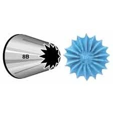 No. 8B Open Star Decorating Tip