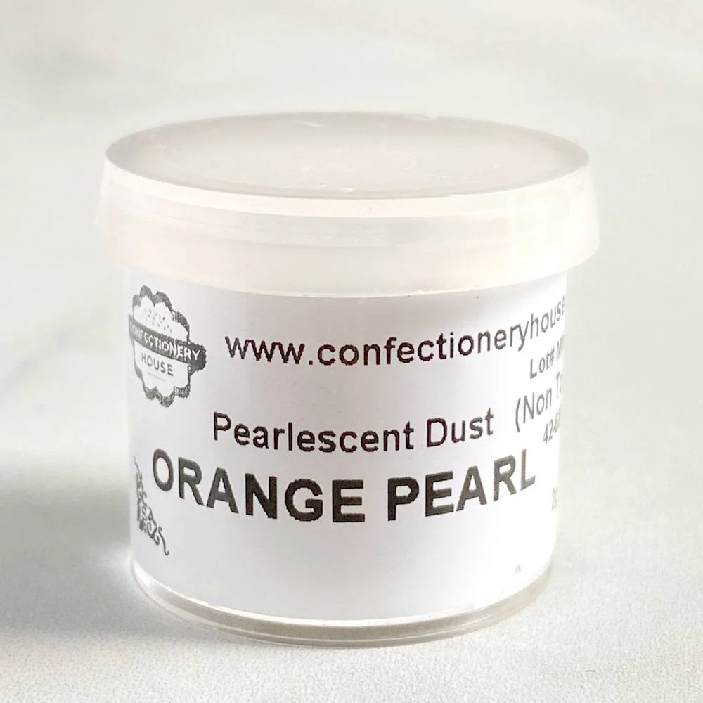 Orange Pearl Luster Dust - Image 2