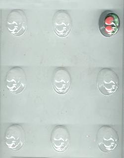 Oval Cherry Bon Bon Candy Mold