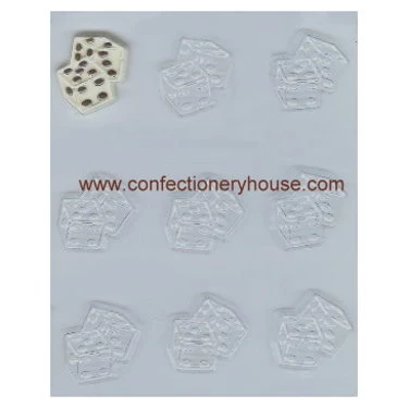 Pair of Dice Candy Mold