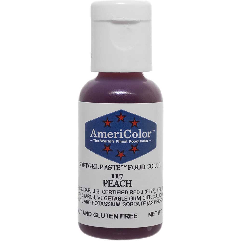 Peach AmeriColor Gel Paste Food Color